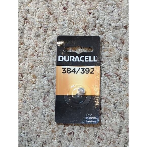 Duracell Batteries - 384/392 1.5V Button Cell, Single Pack for Watch Electronics - Picture 1 of 2